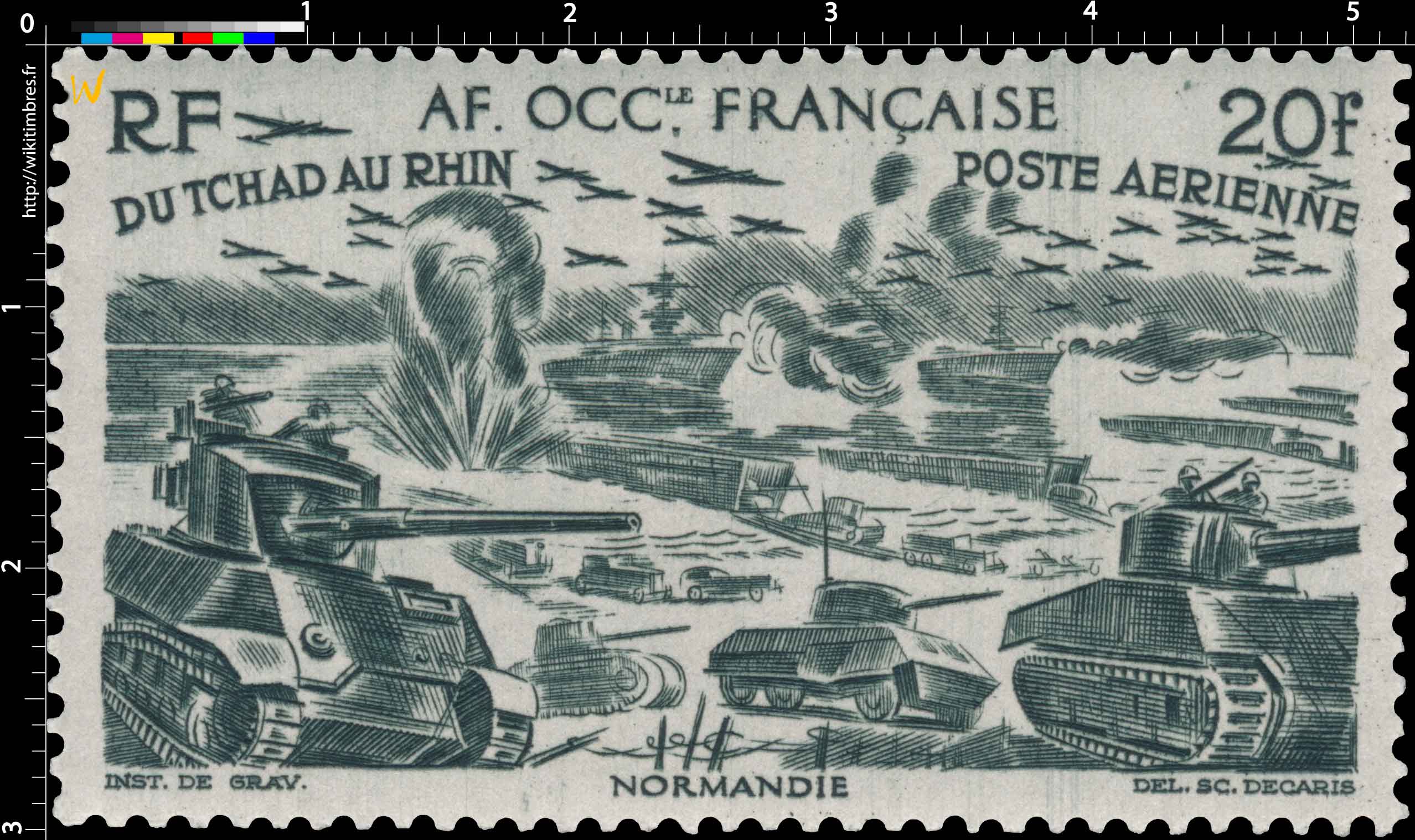 Afrique Occidentale Française - type du Tchad au Rhin