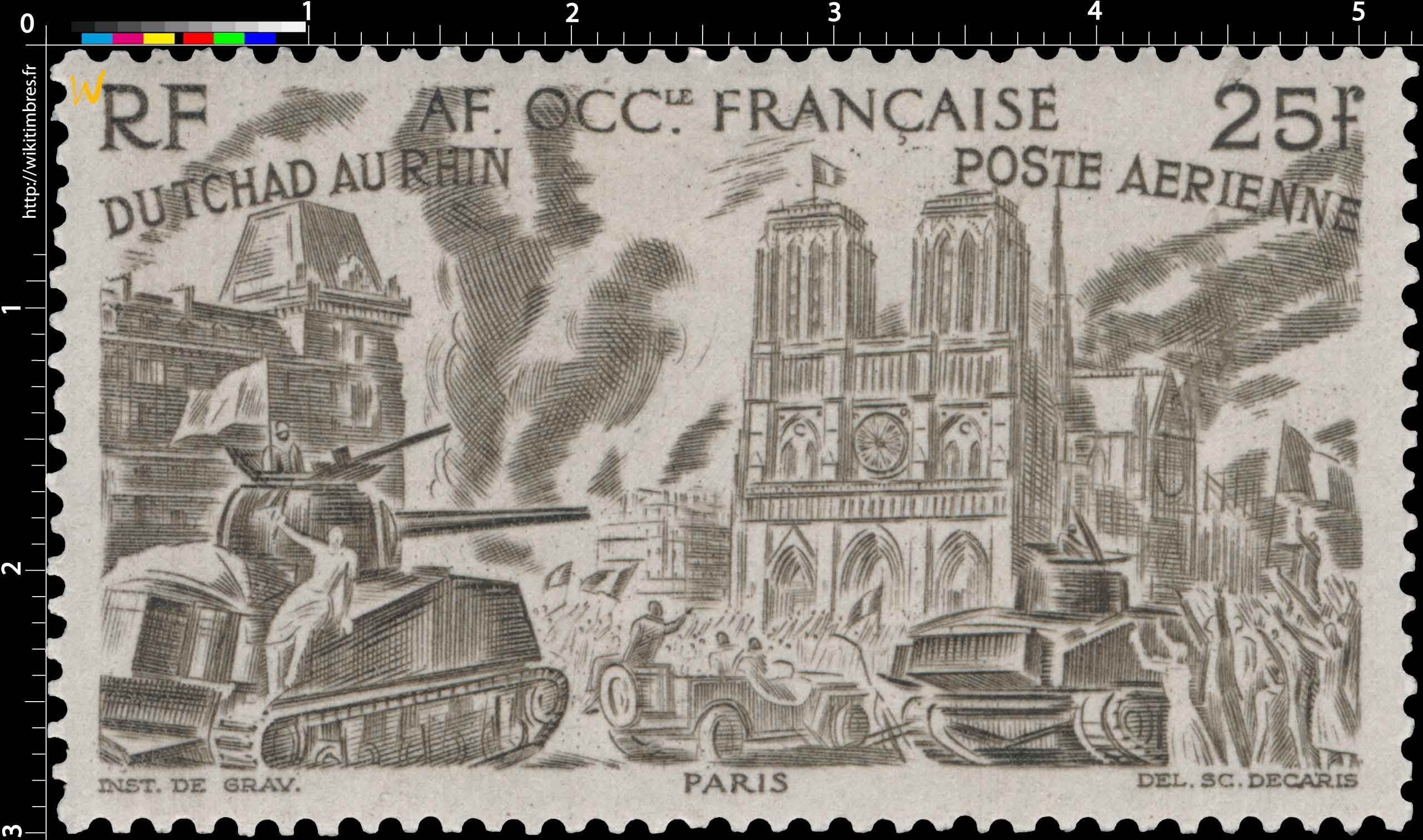 Afrique Occidentale Française - type du Tchad au Rhin