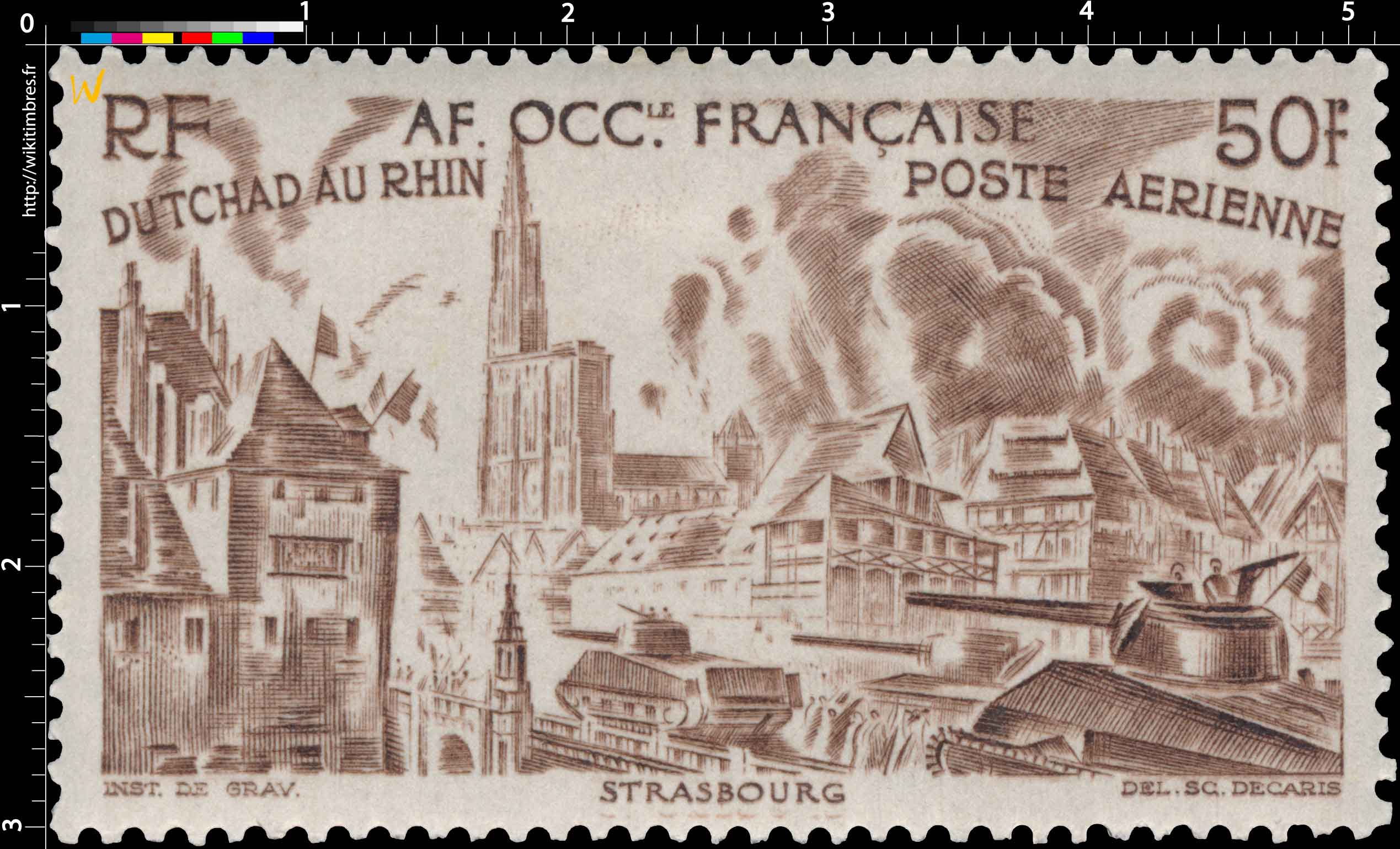 Afrique Occidentale Française - type du Tchad au Rhin