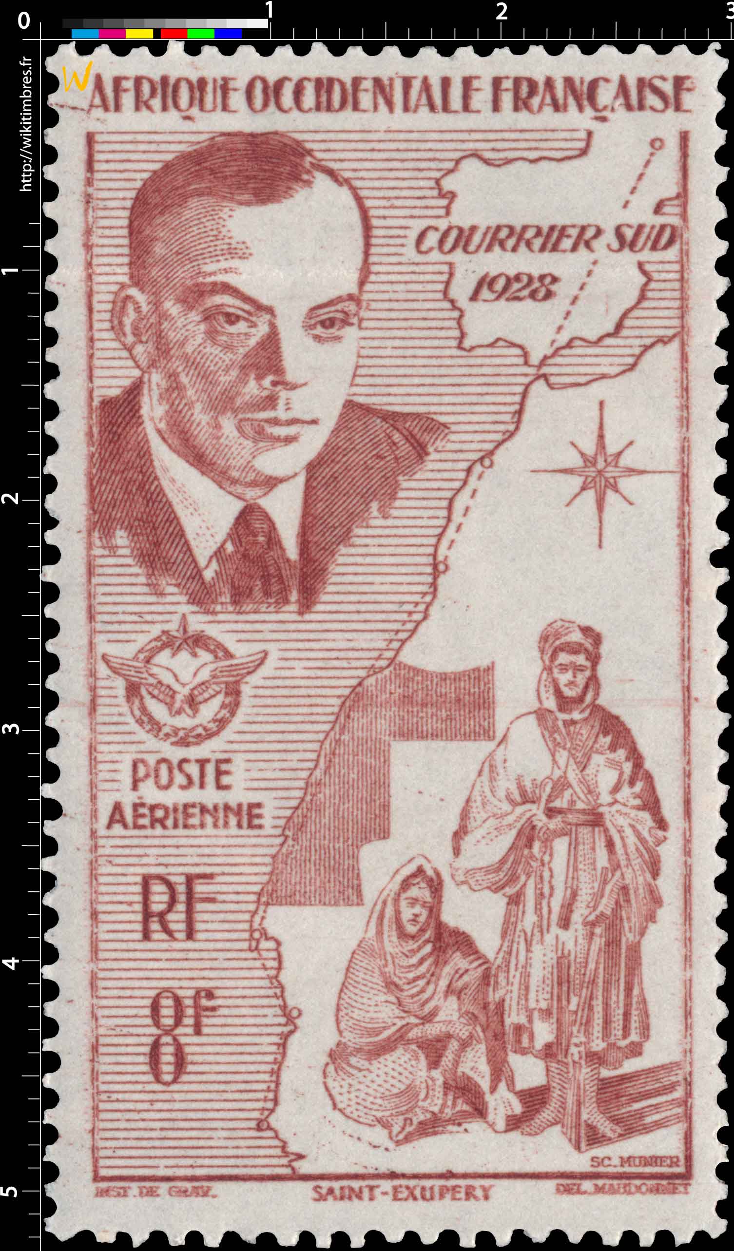 Afrique Occidentale Française - Courrier sud 1928 Saint Exupéry