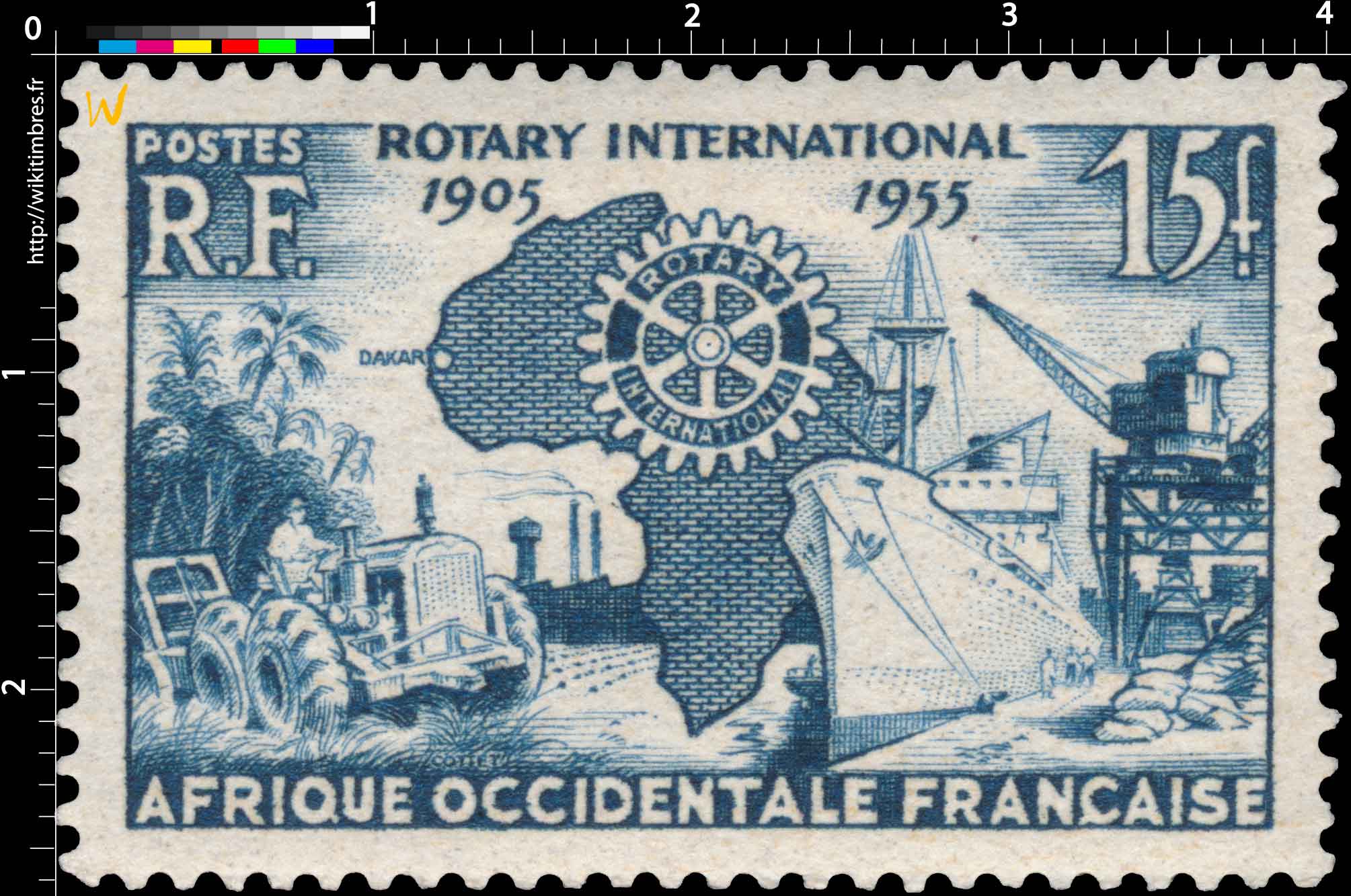 Afrique Occidentale Française - Rotary international 1905 1955