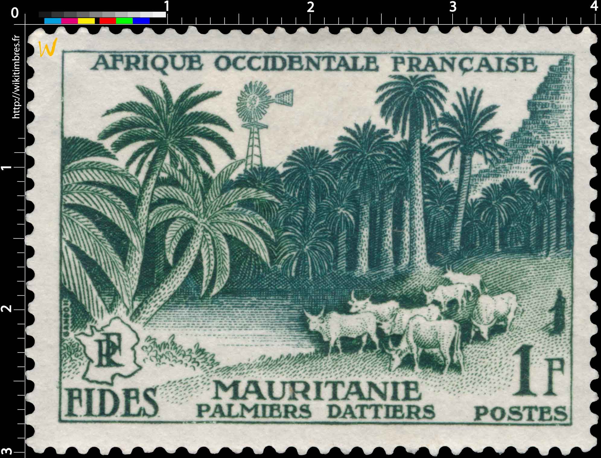 Afrique Occidentale Française - F.I.D.E.S. - Palmiers-dattiers - Mauritanie