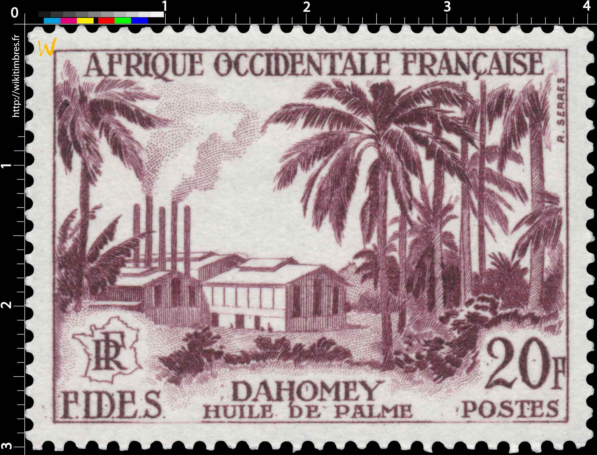 Afrique Occidentale Française - F.I.D.E.S. - huile de palme Dahomey