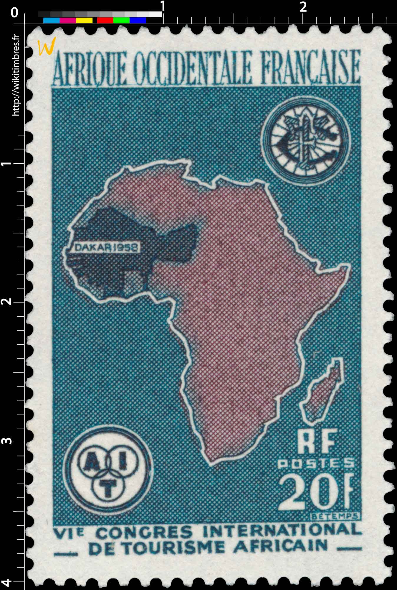 Afrique Occidentale Française - 6ème congrès international du tourisme africain à Dakar