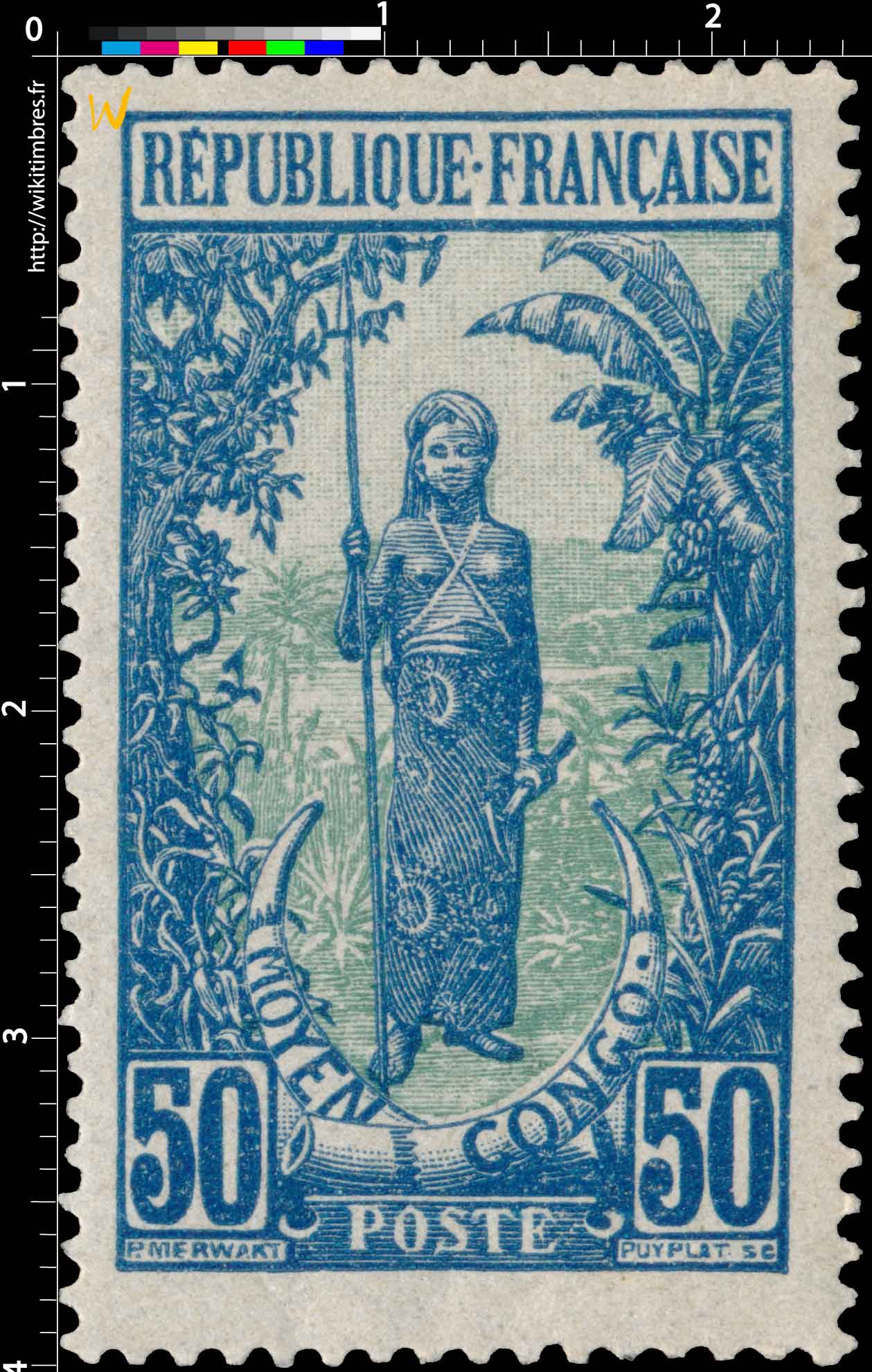 Congo - Femme Bakalois   