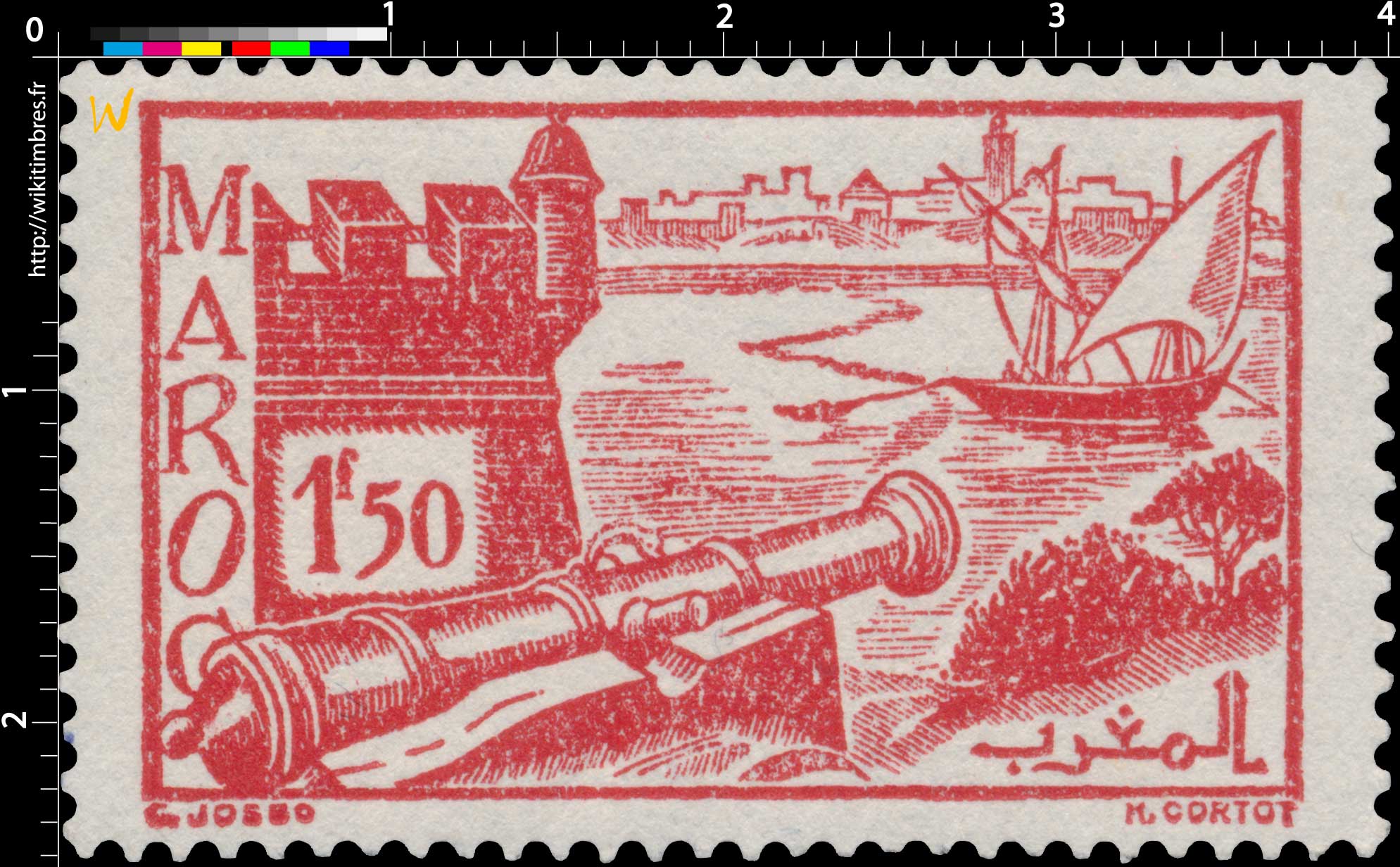 1945 Maroc - Remparts de Salé