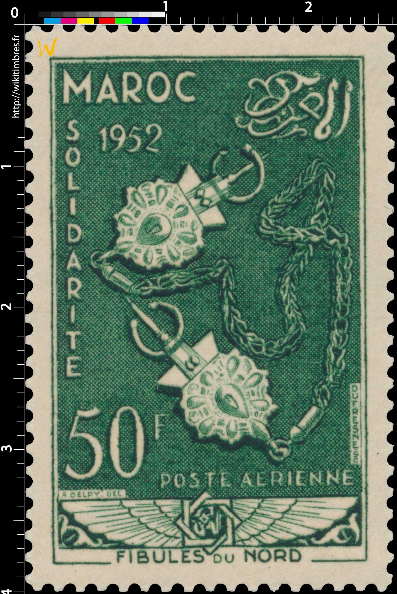 1953 Maroc - Fibules du Nord
