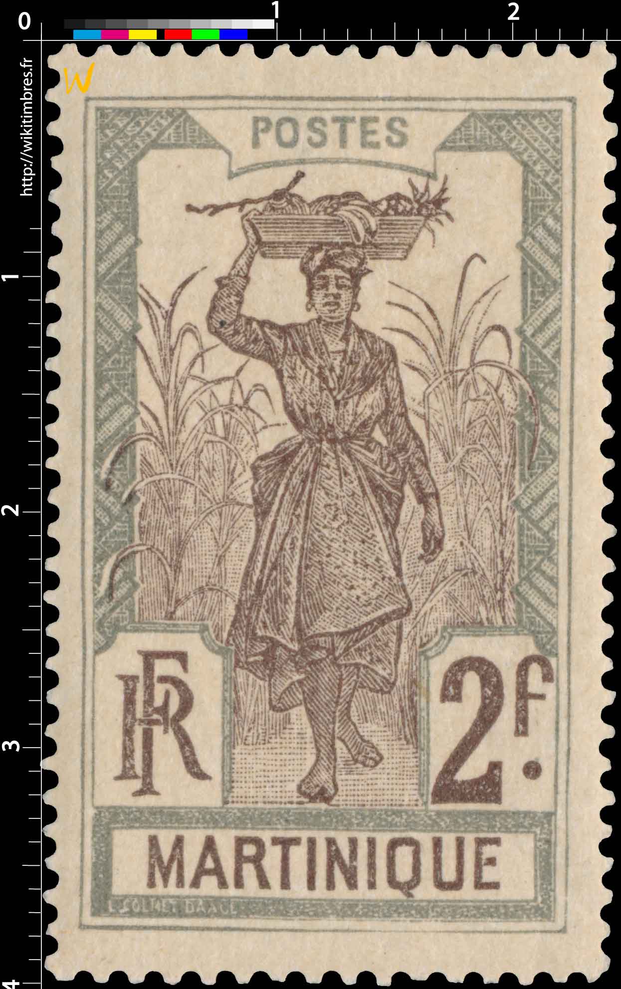 Martinique - Porteuse de fruits