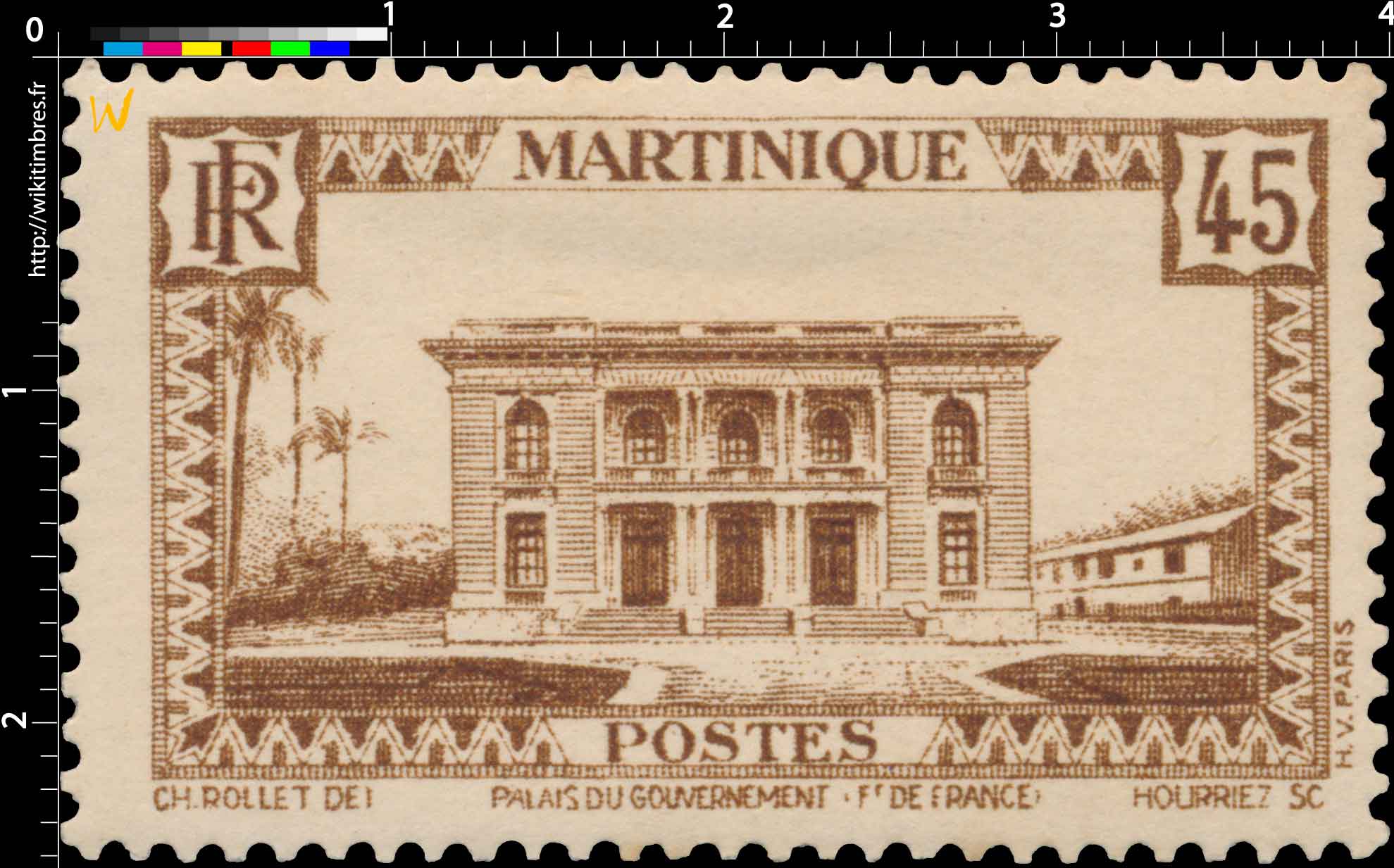 Martinique - Palais du gouvernement, à Fort-de-France