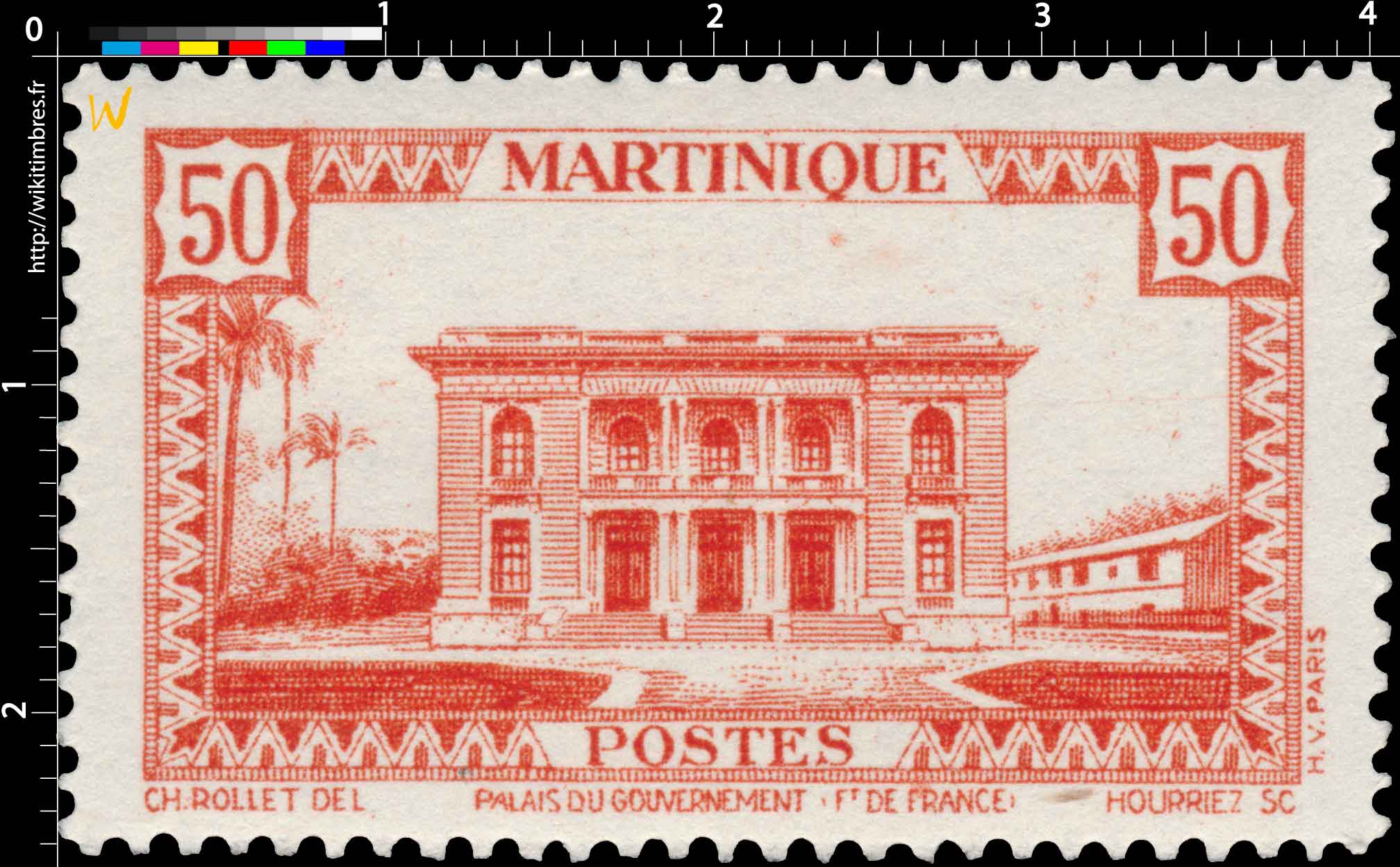 Martinique - Palais du gouvernement Fort-de-France