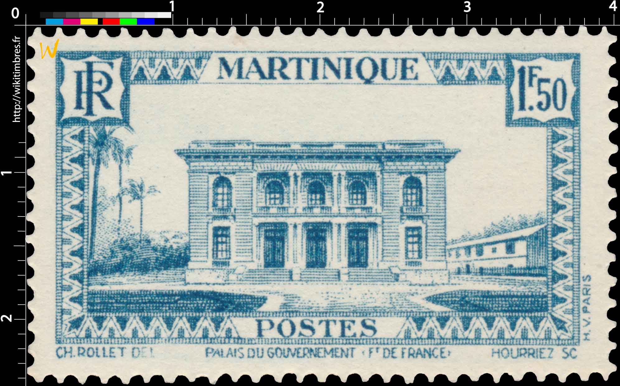 Martinique - Palais du gouvernement, Fort-de-France