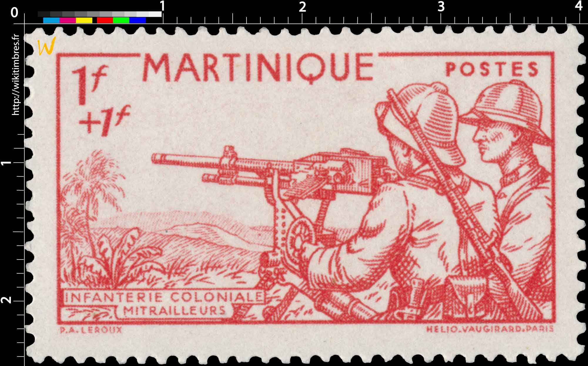 Martinique - Infanterie coloniale Mitrailleurs