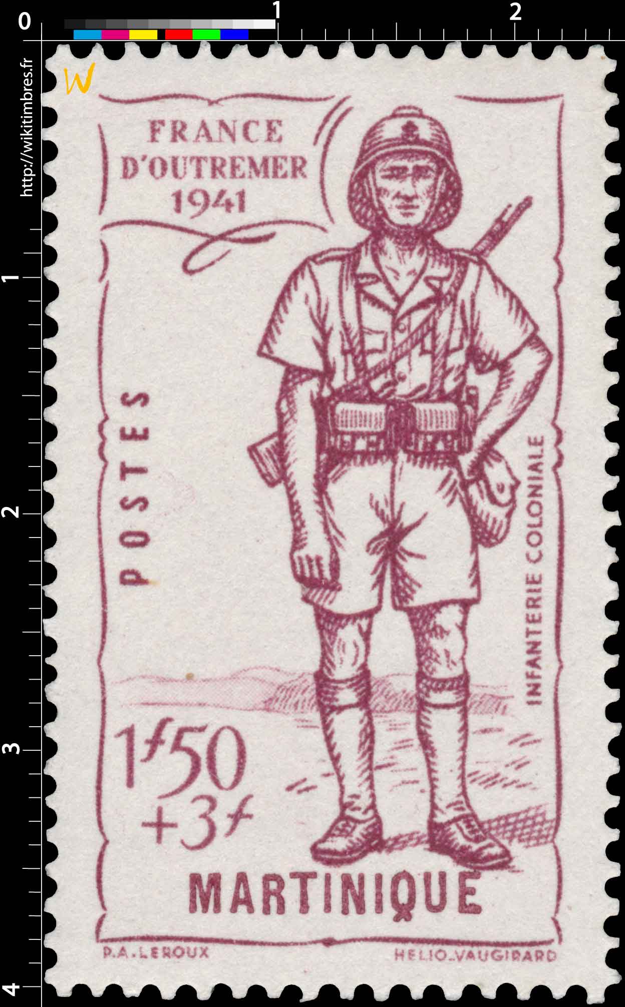 Martinique - Infanterie coloniale Mitrailleurs