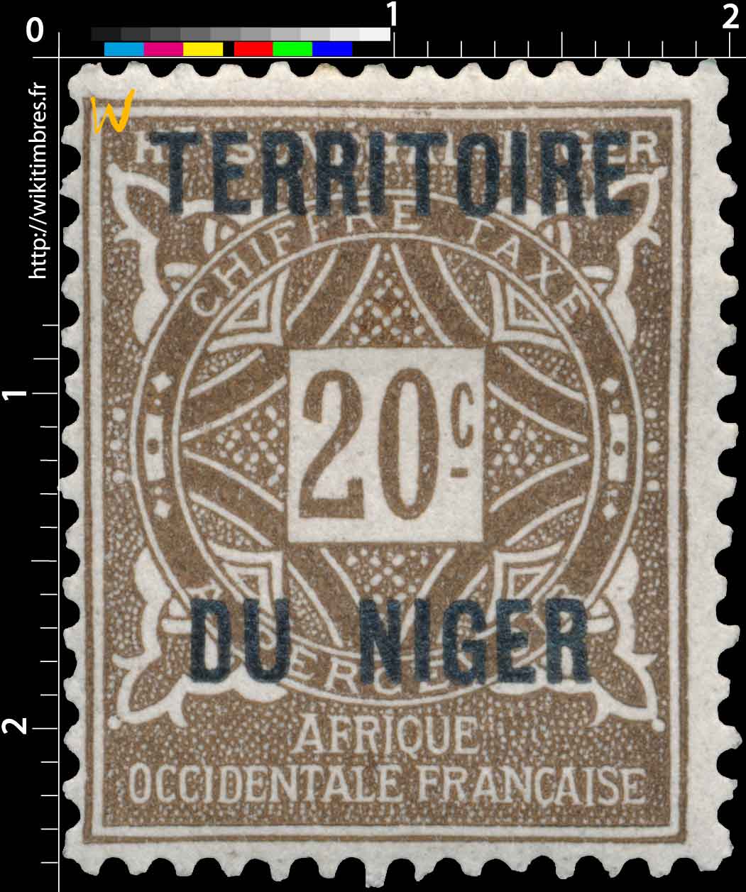 Niger - Chiffre Taxe à percevoir