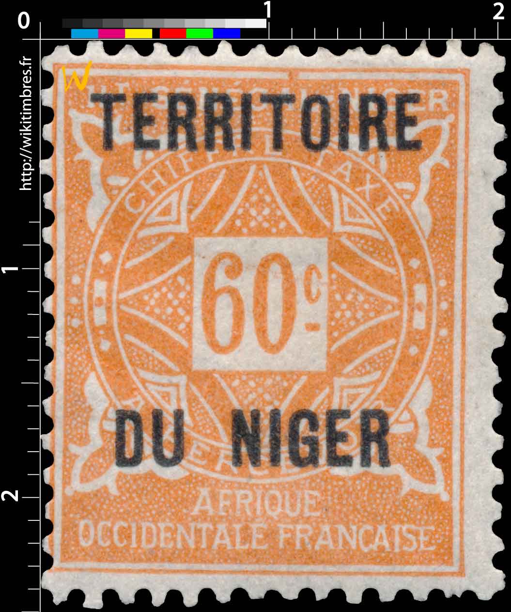 Niger - Chiffre Taxe à percevoir