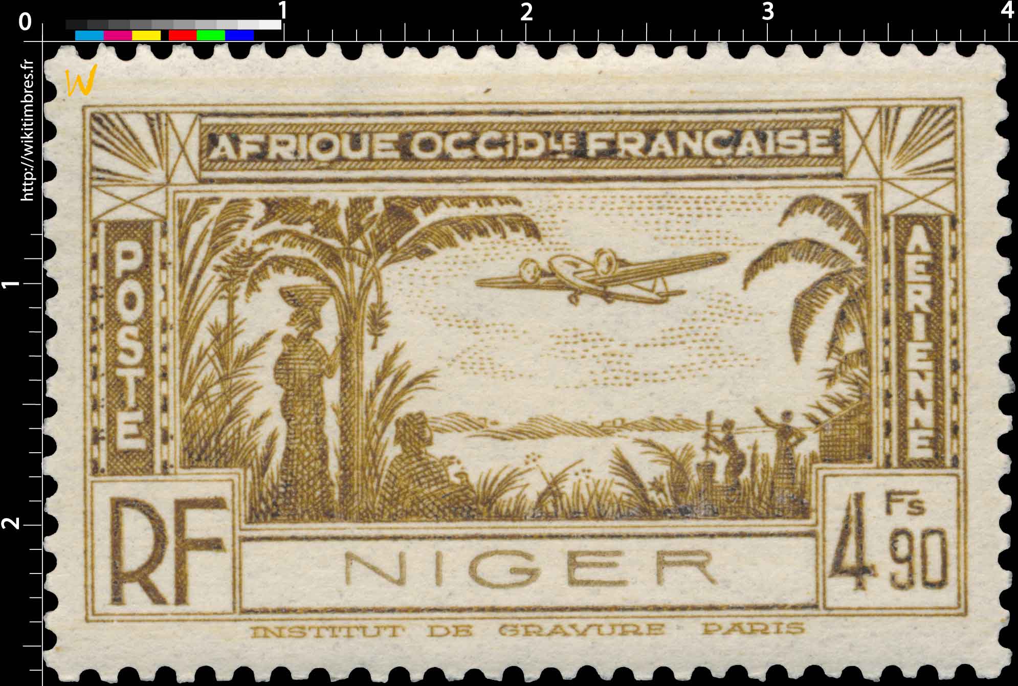 Niger - Avion et paysage