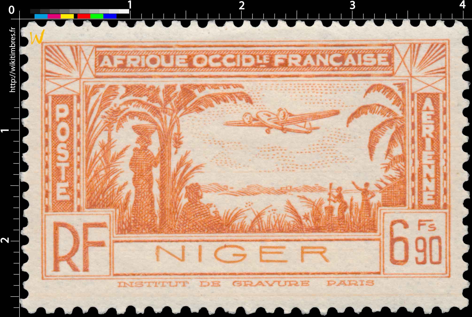 Niger - Avion et paysage