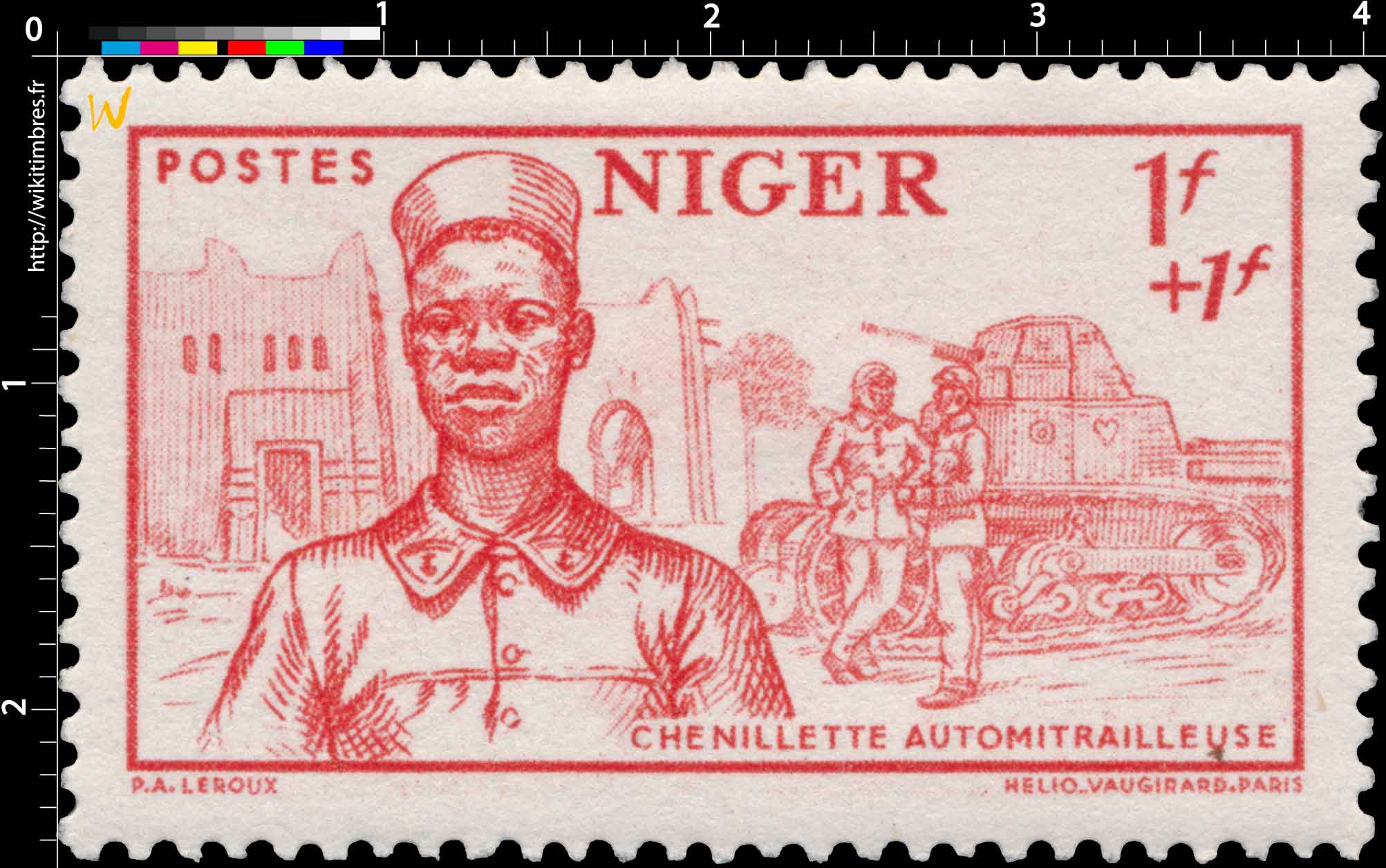 Niger - Chenillette automitrailleuse