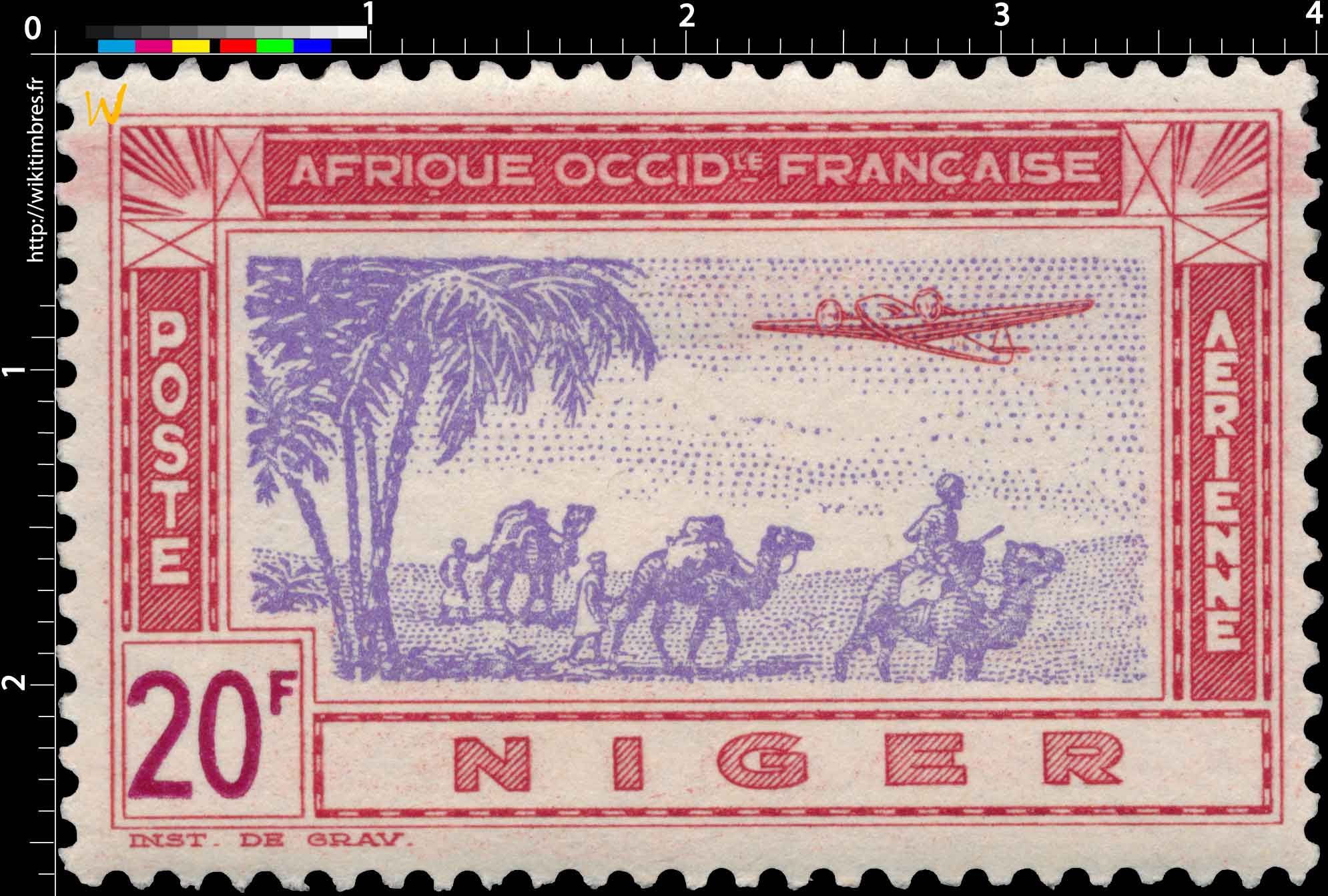 Niger - Avion et caravane