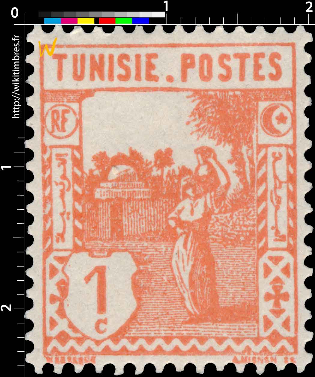 Tunisie - Porteuse d'eau