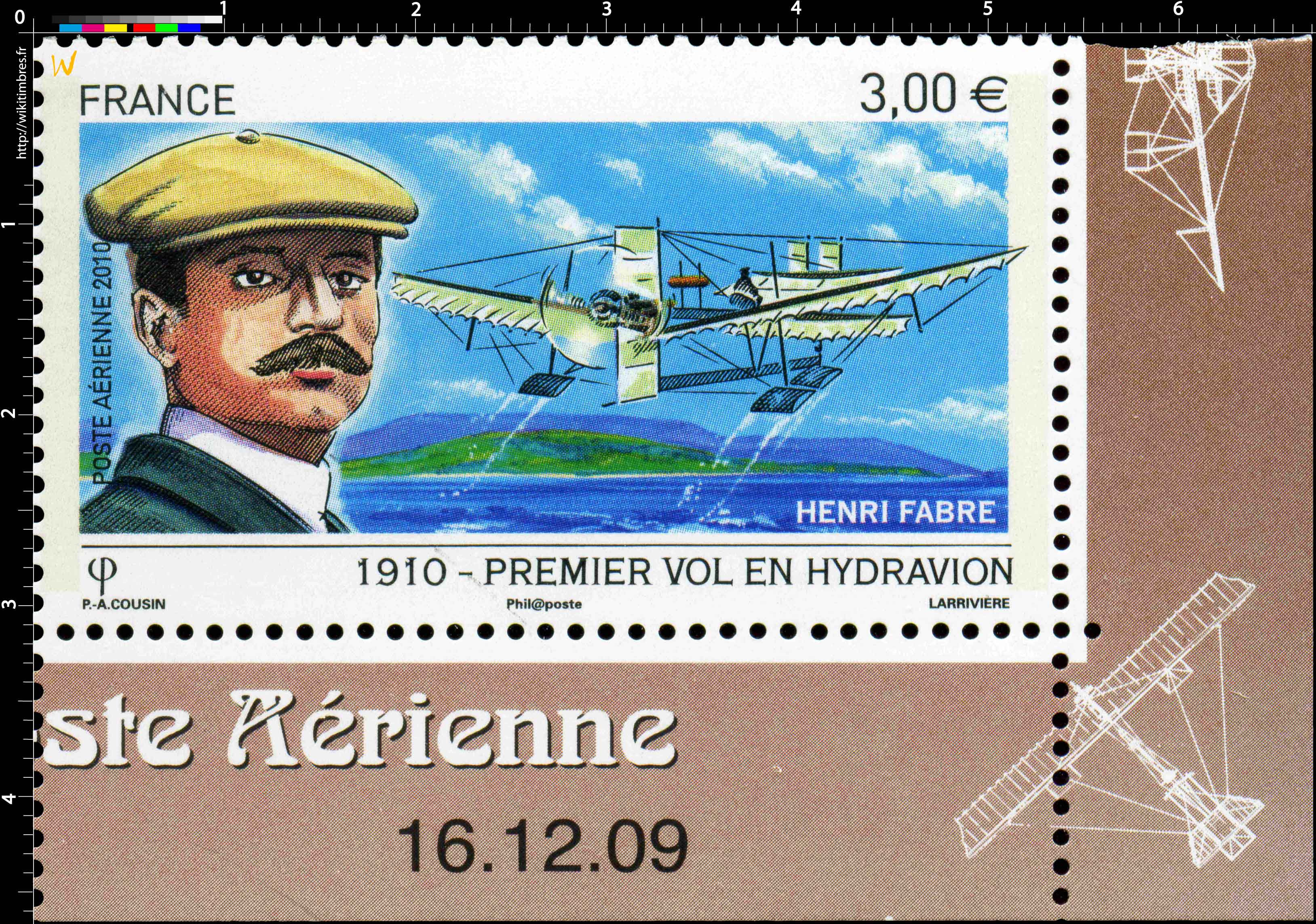 2010 HENRI FABRE 1910 - PREMIER VOL EN HYDRAVION