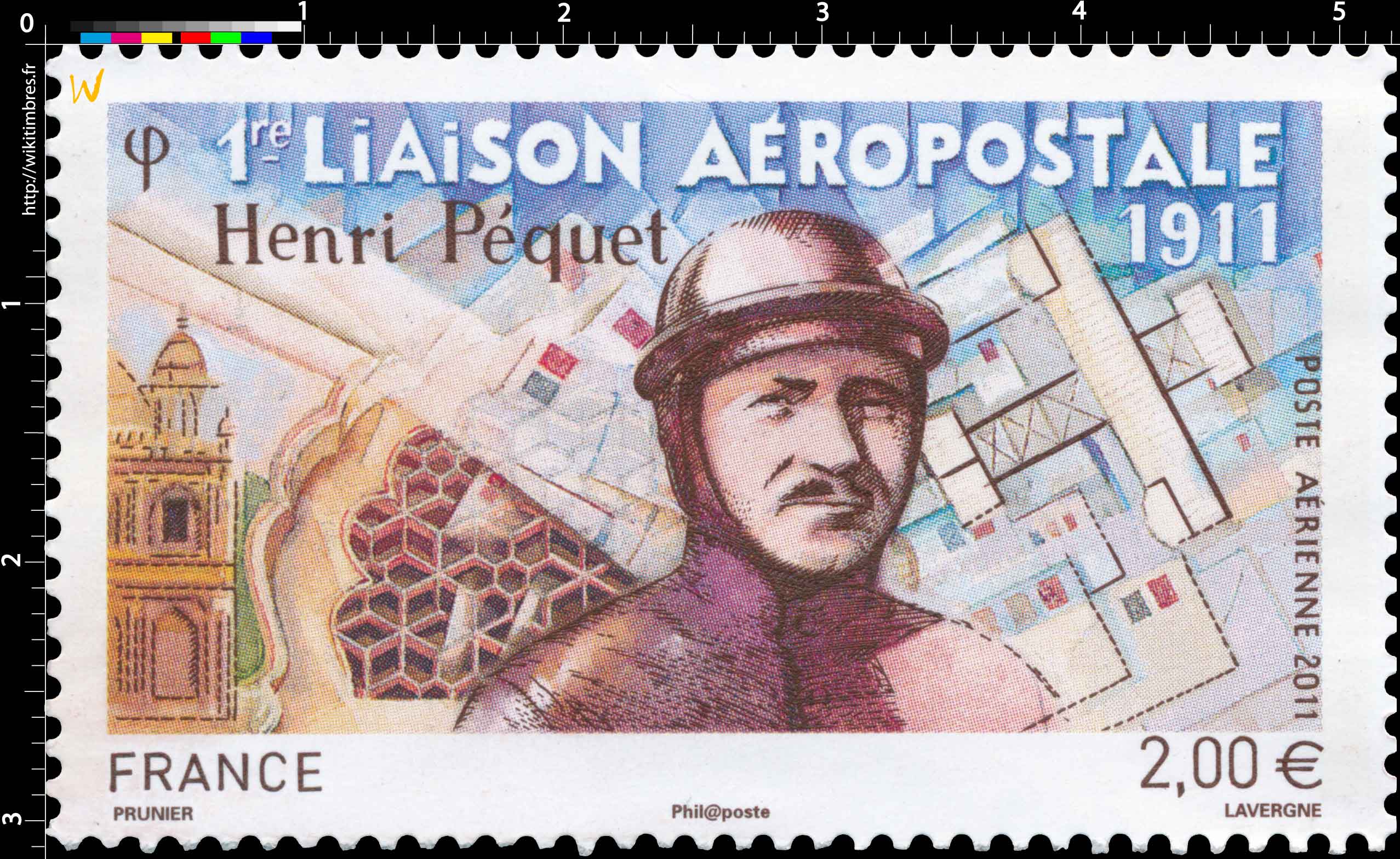 2011 1re liaison aéropostale - Henri Péquet 1911