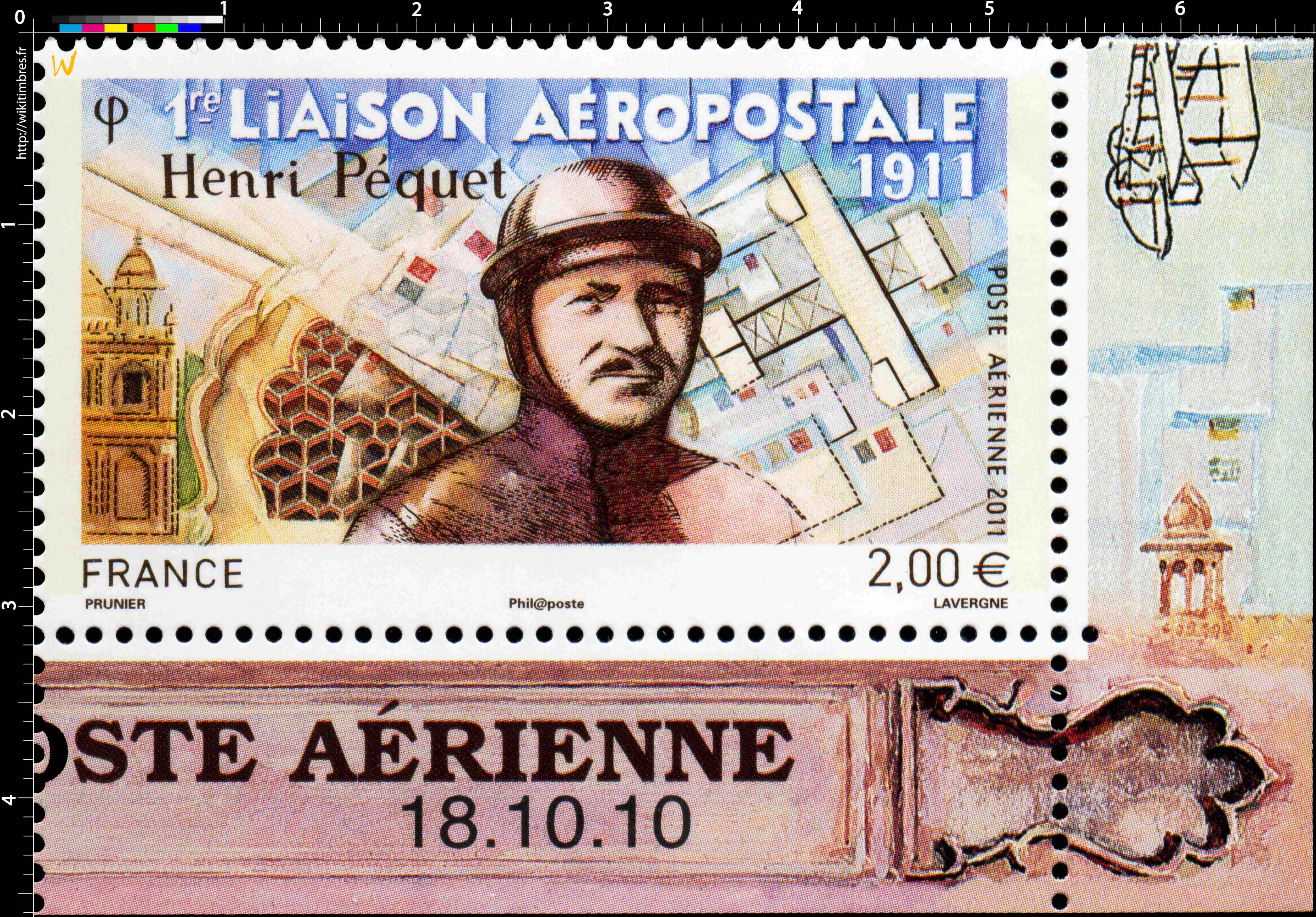 2011 1re liaison aéropostale - Henri Péquet 1911