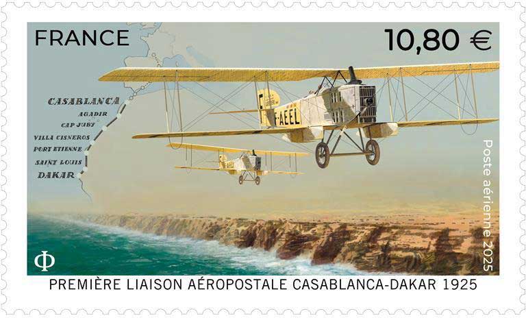 2025 PREMIÈRE LIAISON AÉROPOSTALE CASABLANCA – DAKAR 1925
