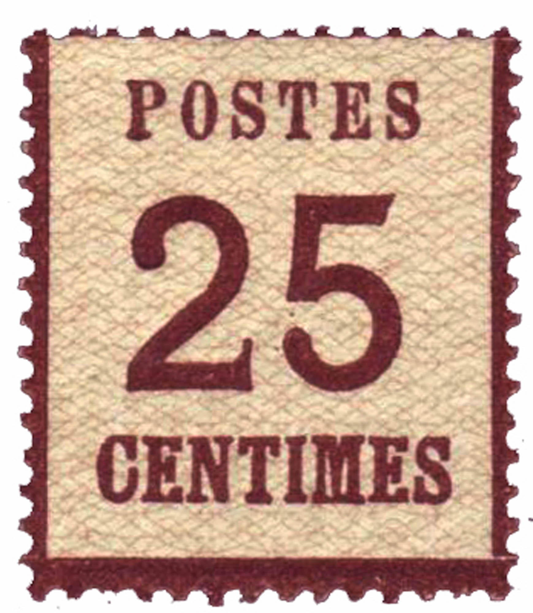 1870 Postes 25 centimes