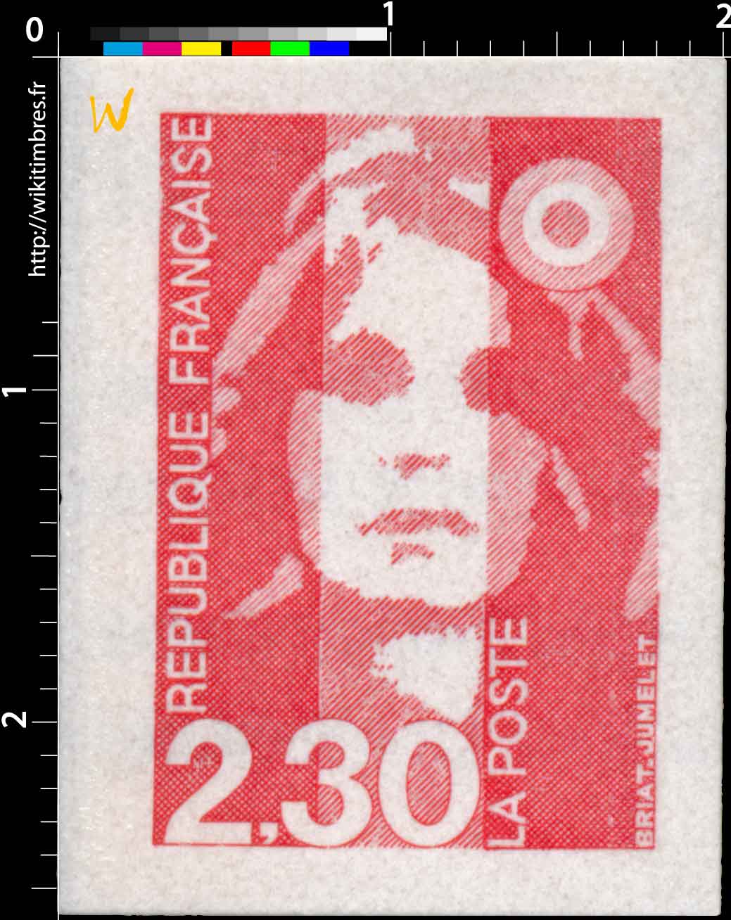 Sans légende particulière - type Marianne de Briat