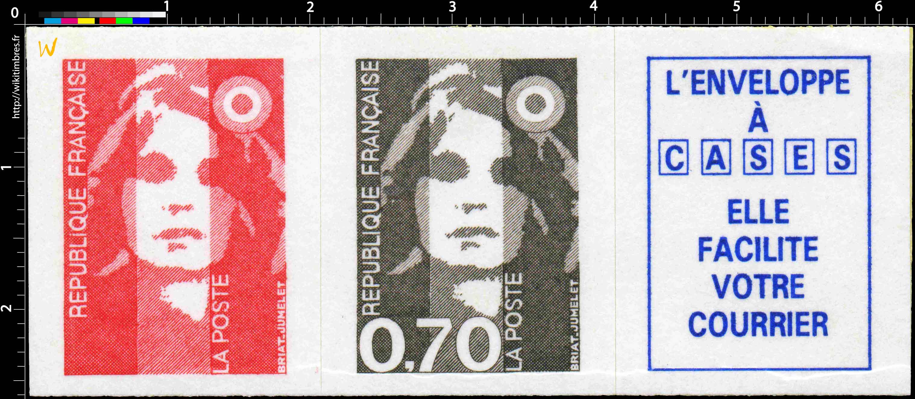 Sans légende particulière - type Marianne de Briat