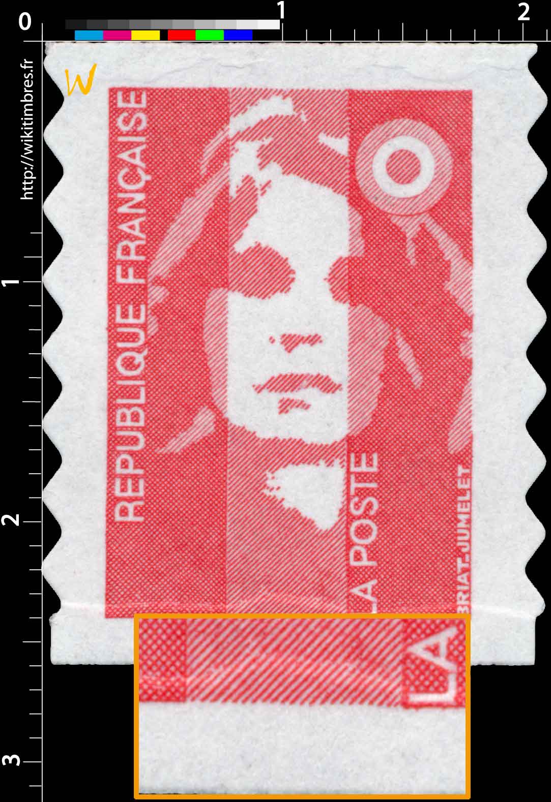 Sans légende particulière - type Marianne de Briat