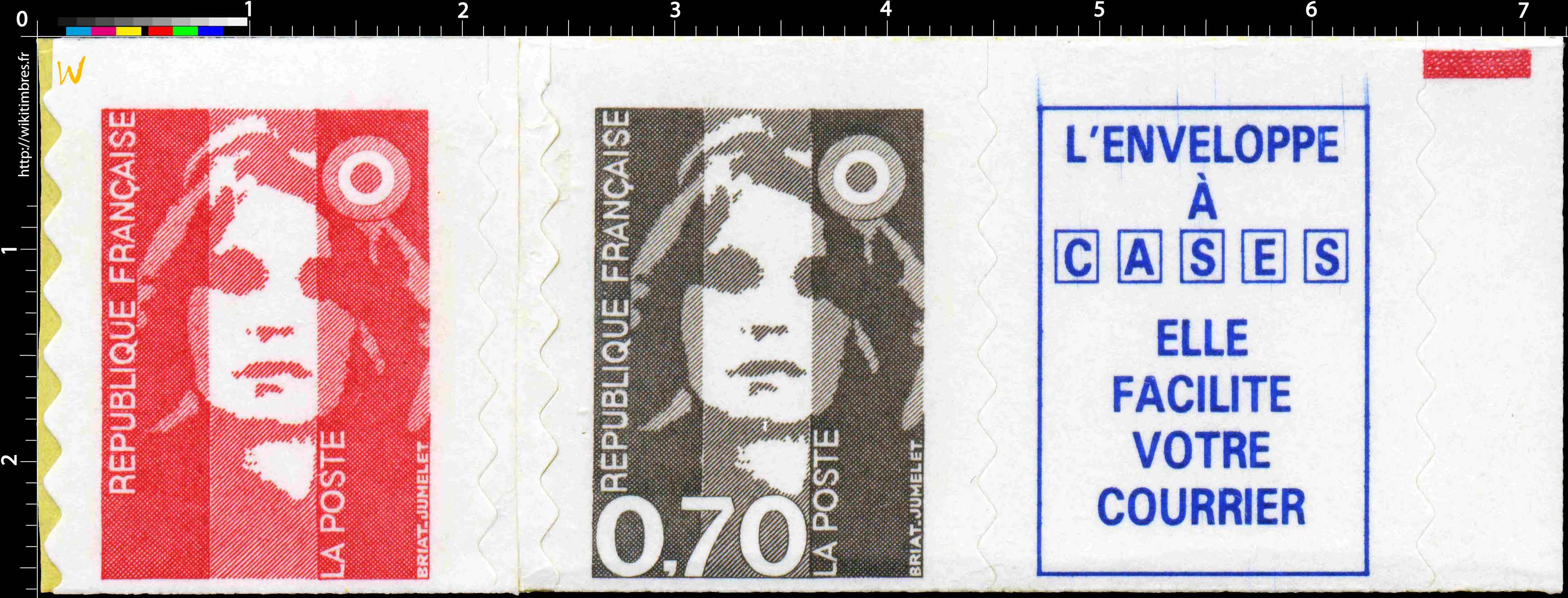 Sans légende particulière - type Marianne de Briat