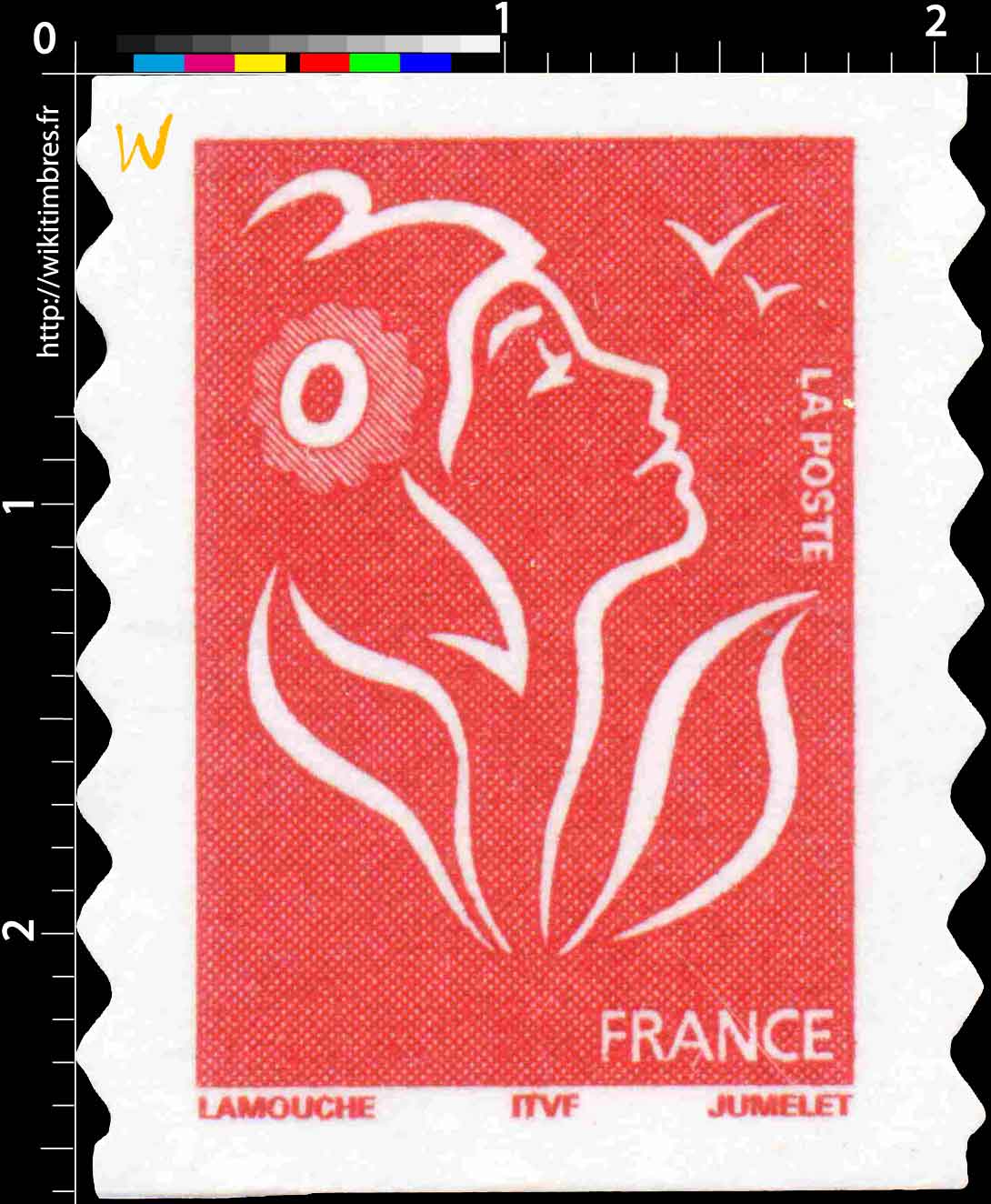 Sans légende particulière - type Marianne de Lamouche