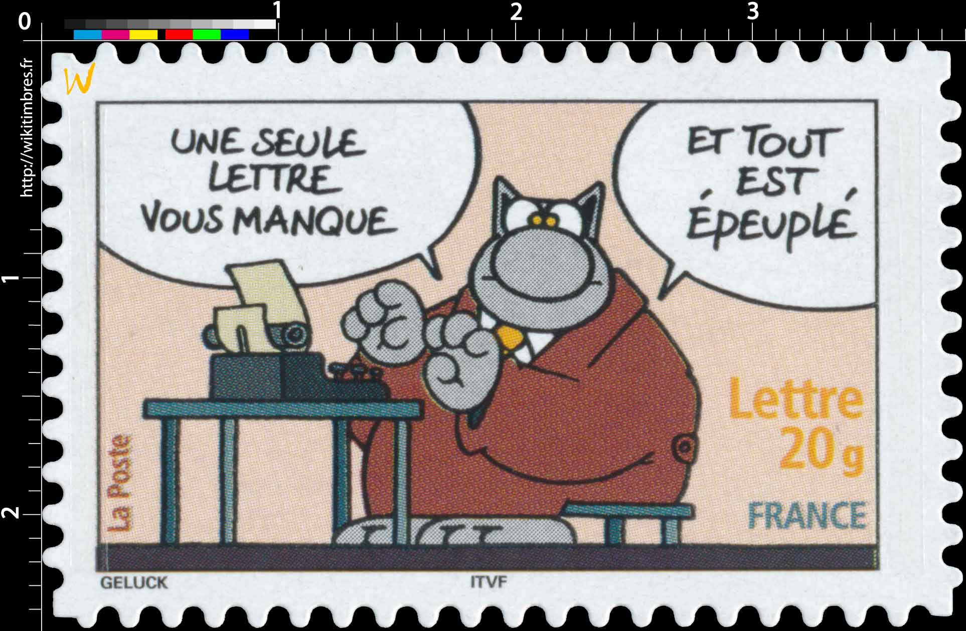 UNE SEULE LETTRE VOUS MANQUE ET TOUT EST DÉPEUPLÉ