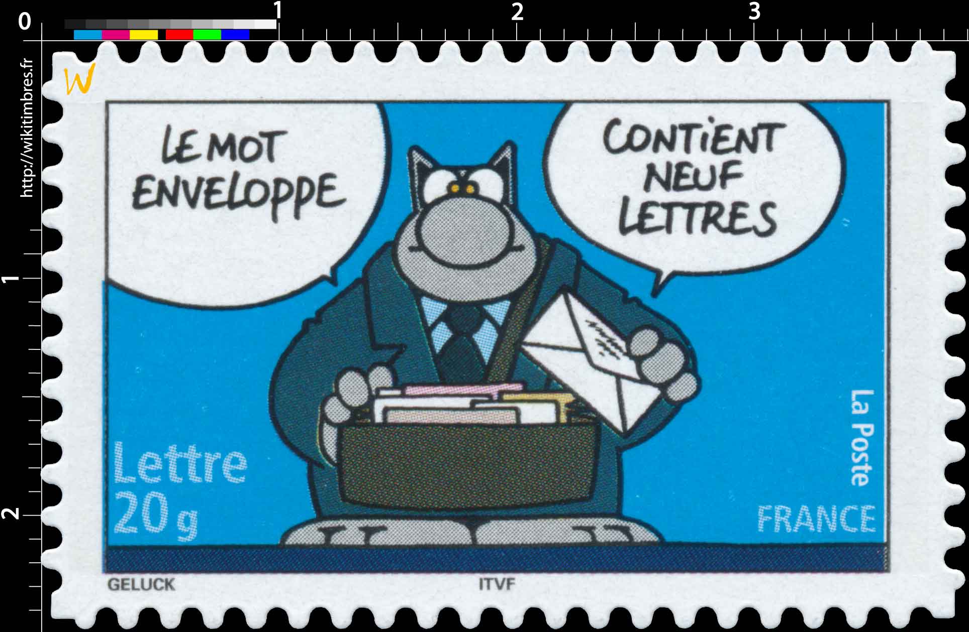 LE MOT ENVELOPPE CONTIENT NEUF LETTRES