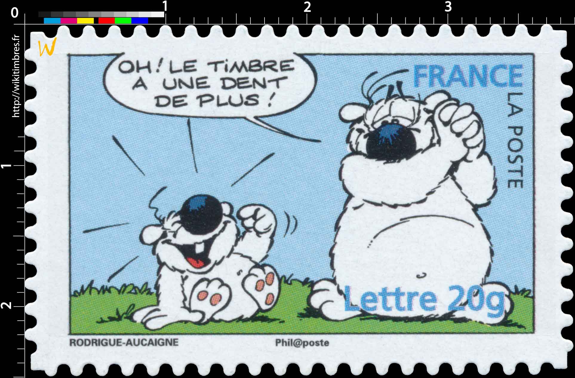 OH ! LE TIMBRE A UNE DENT DE PLUS !