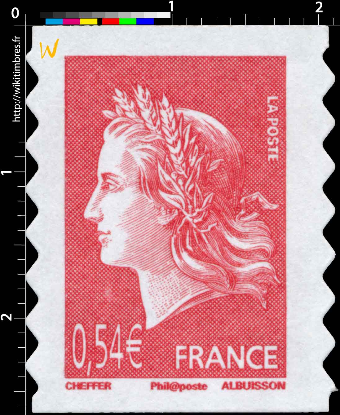 Sans légende particulière - type Marianne de Cheffer