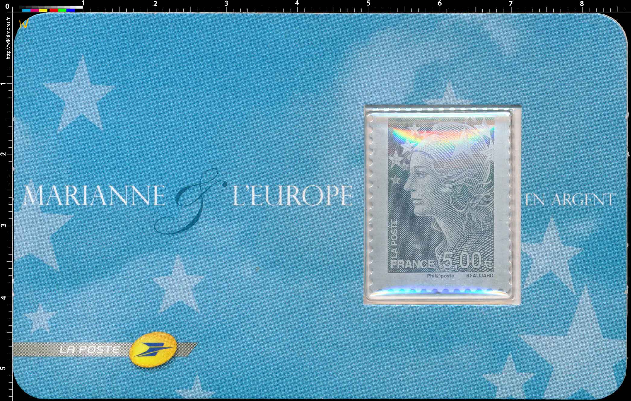 Marianne & l'Europe en argent