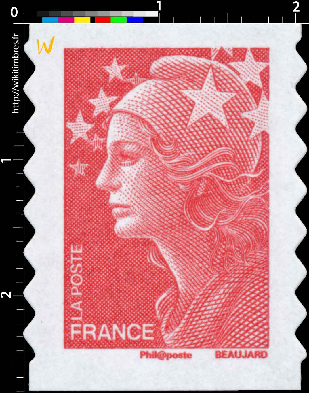 Sans légende particulière - type Marianne de Beaujard