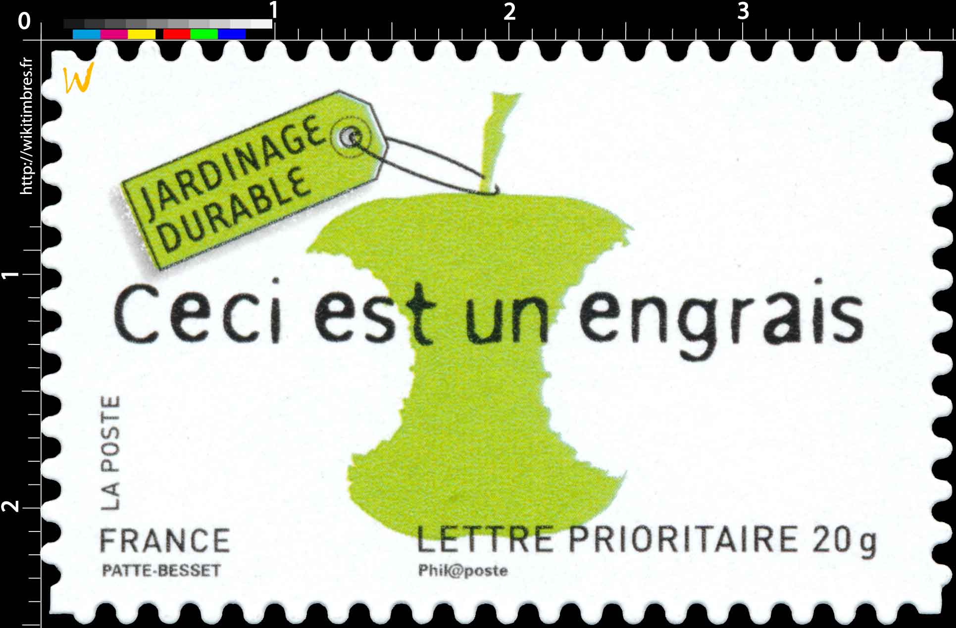 Ceci est un engrais JARDINAGE DURABLE