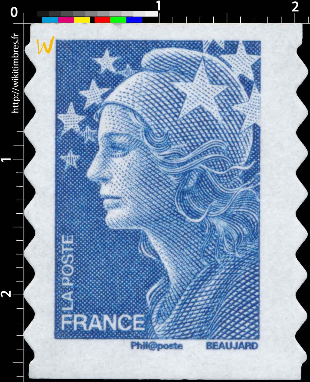 Sans légende particulière - type Marianne de Beaujard