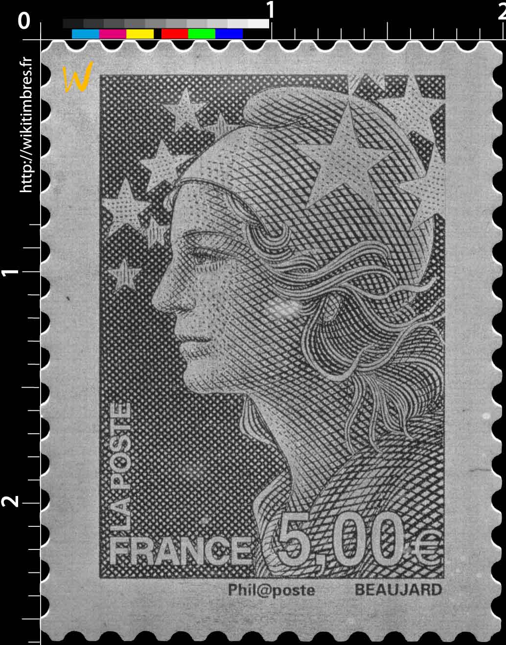 Sans légende particulière - type Marianne de Beaujard