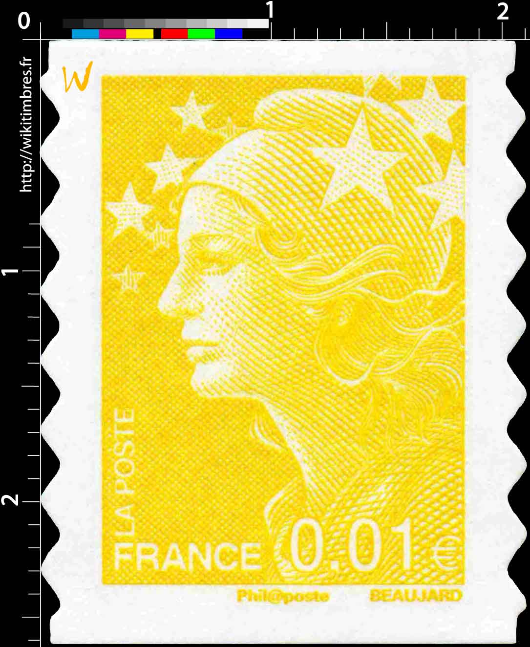 Sans légende particulière - type Marianne de Beaujard