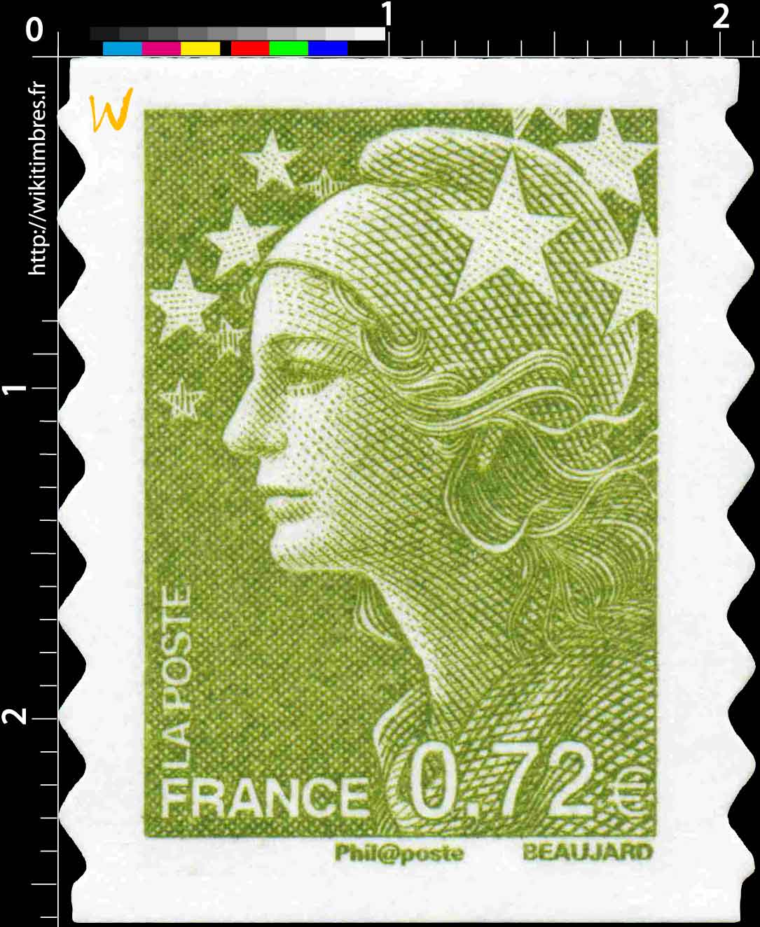 Sans légende particulière - type Marianne de Beaujard