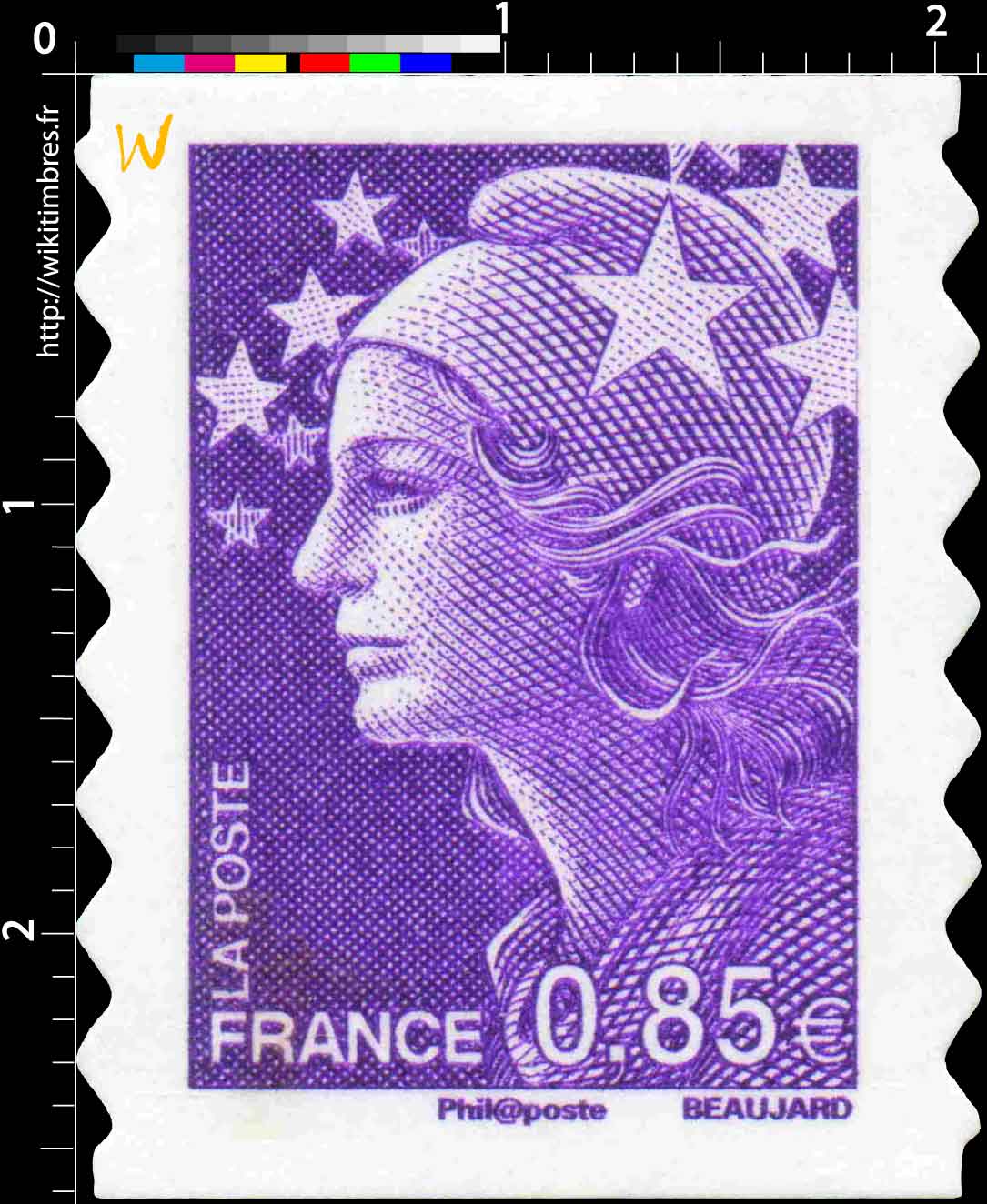 Sans légende particulière - type Marianne de Beaujard