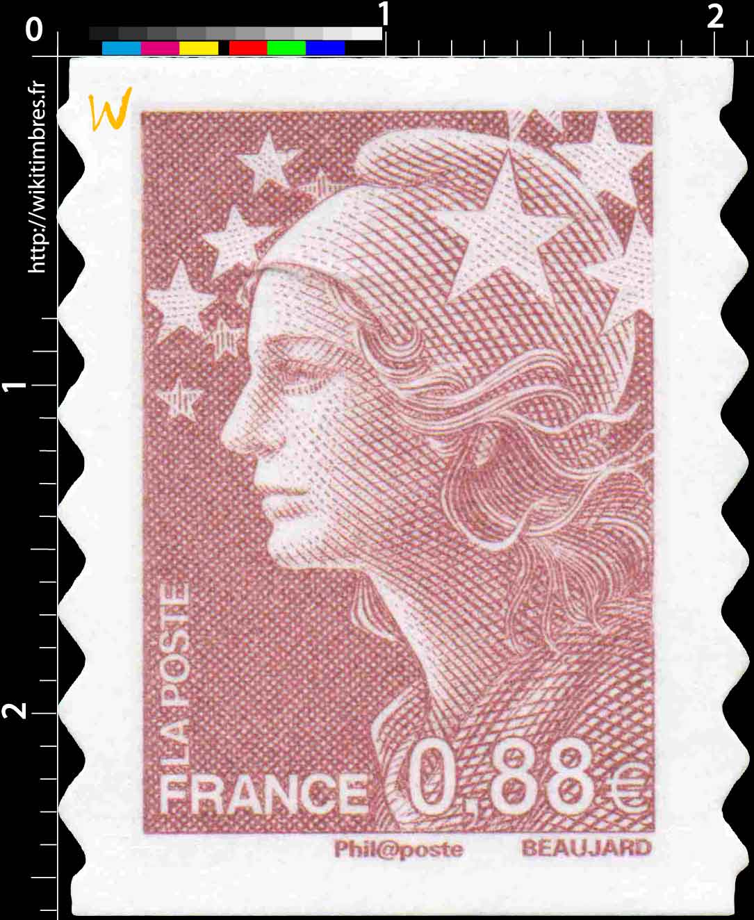 Sans légende particulière - type Marianne de Beaujard