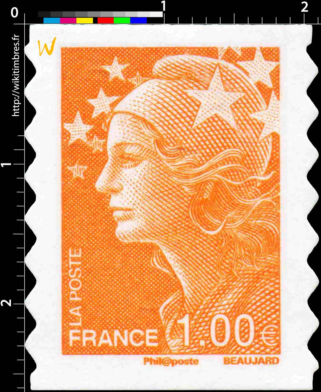 Sans légende particulière - type Marianne de Beaujard