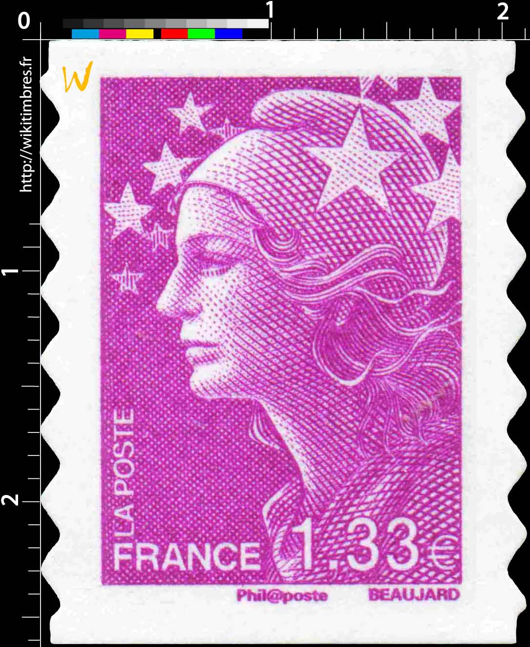 Sans légende particulière - type Marianne de Beaujard