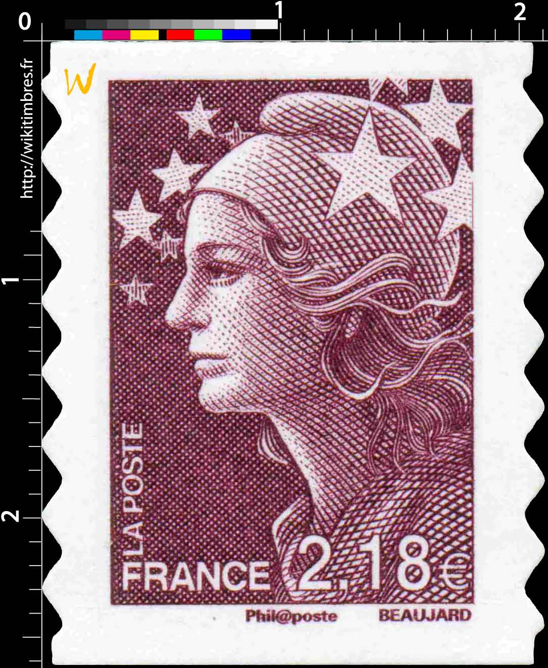 Sans légende particulière - type Marianne de Beaujard